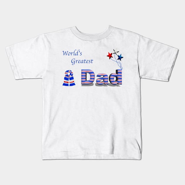 Greatest Rangers Dad Kids T-Shirt by Grant's Pics